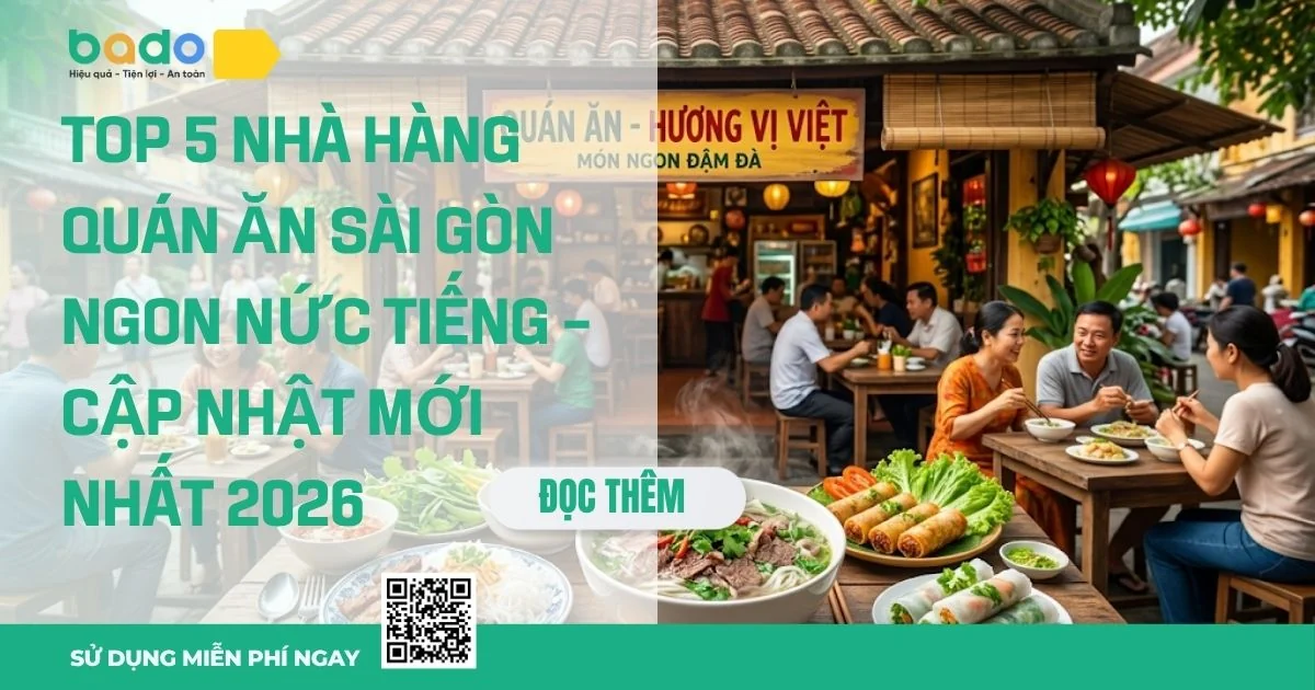 Top 5 Nhà Hàng Quán Ăn Sài Gòn Ngon Nức Tiếng 